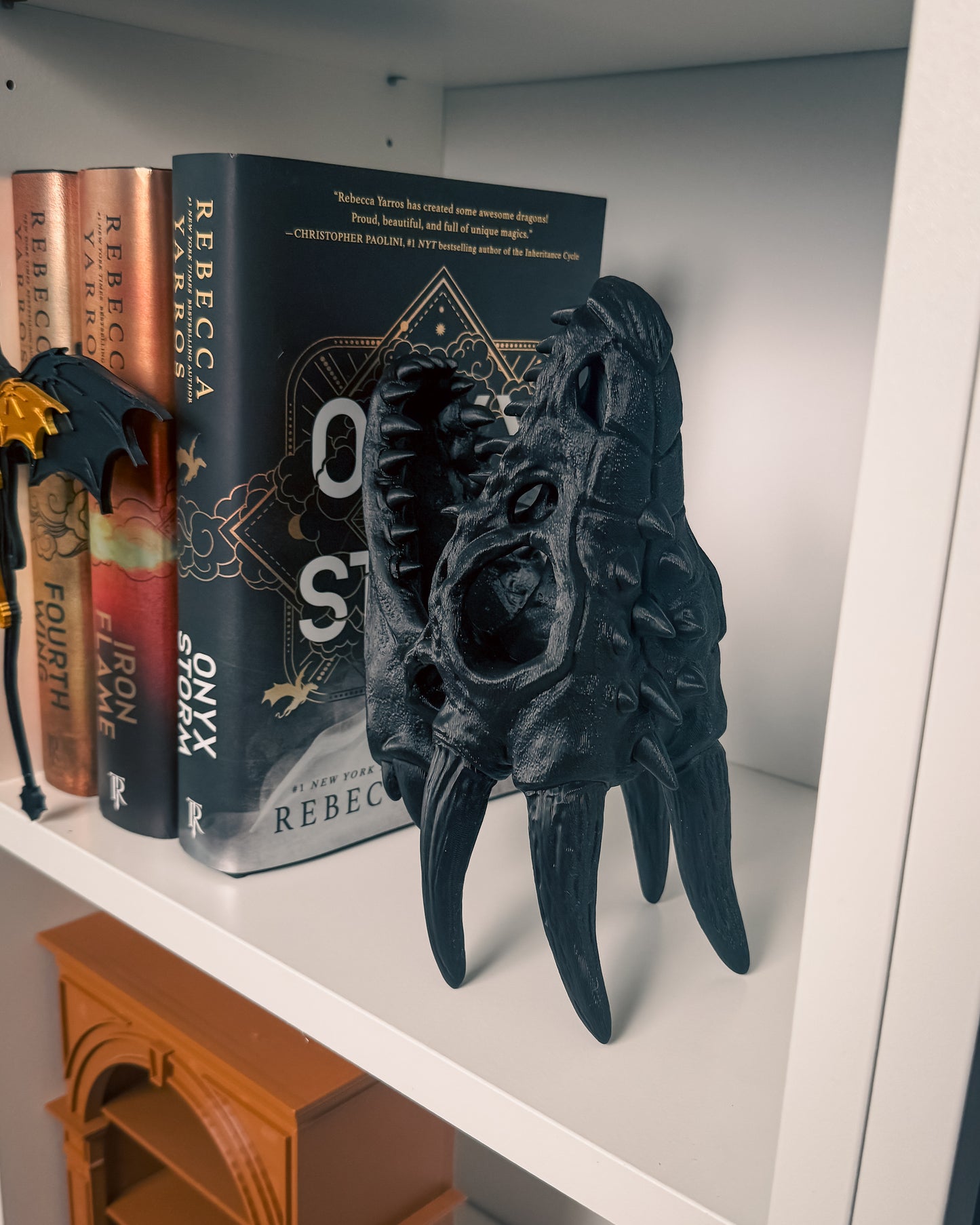 Bookend | Dragon Skull Bookshelf Bookend/Display