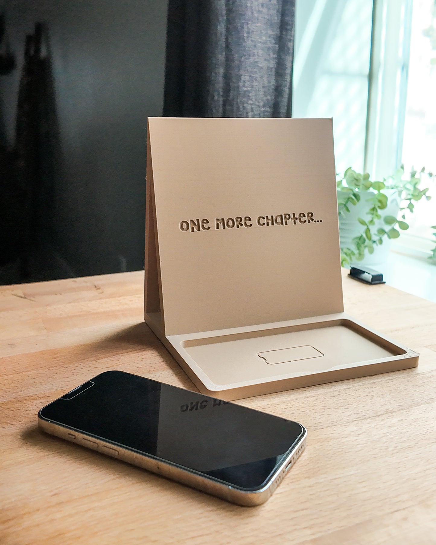 The Tabletop Bookstand: Phone Holder