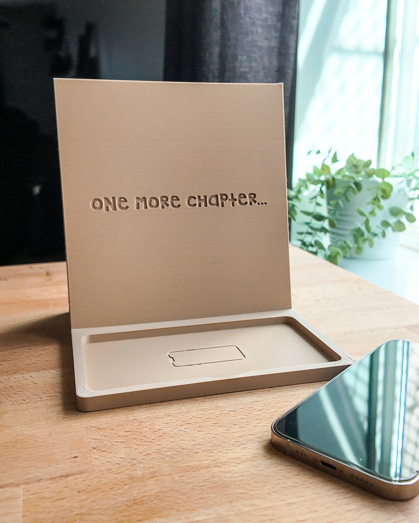 The Tabletop Bookstand: Phone Holder