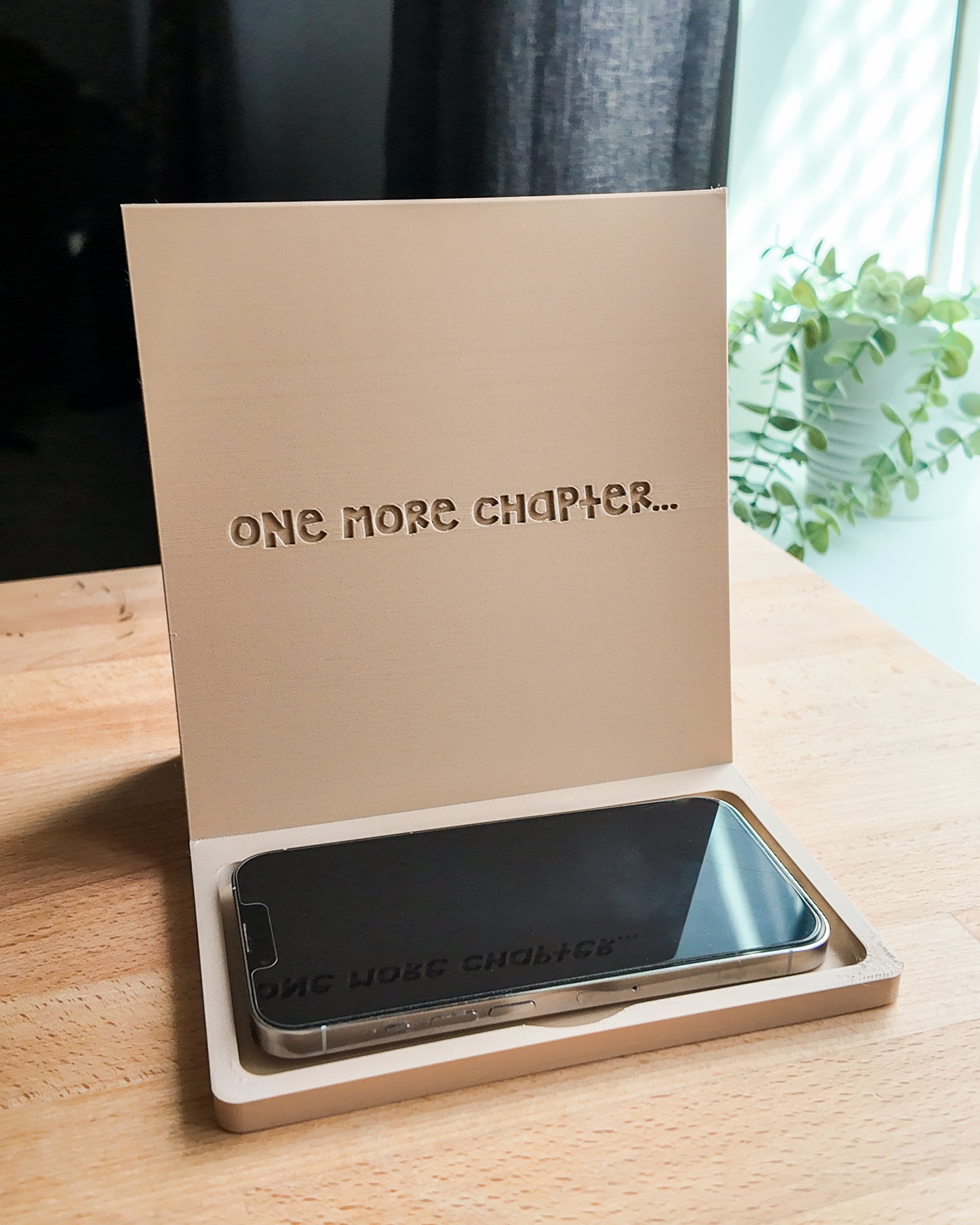 The Tabletop Bookstand: Phone Holder