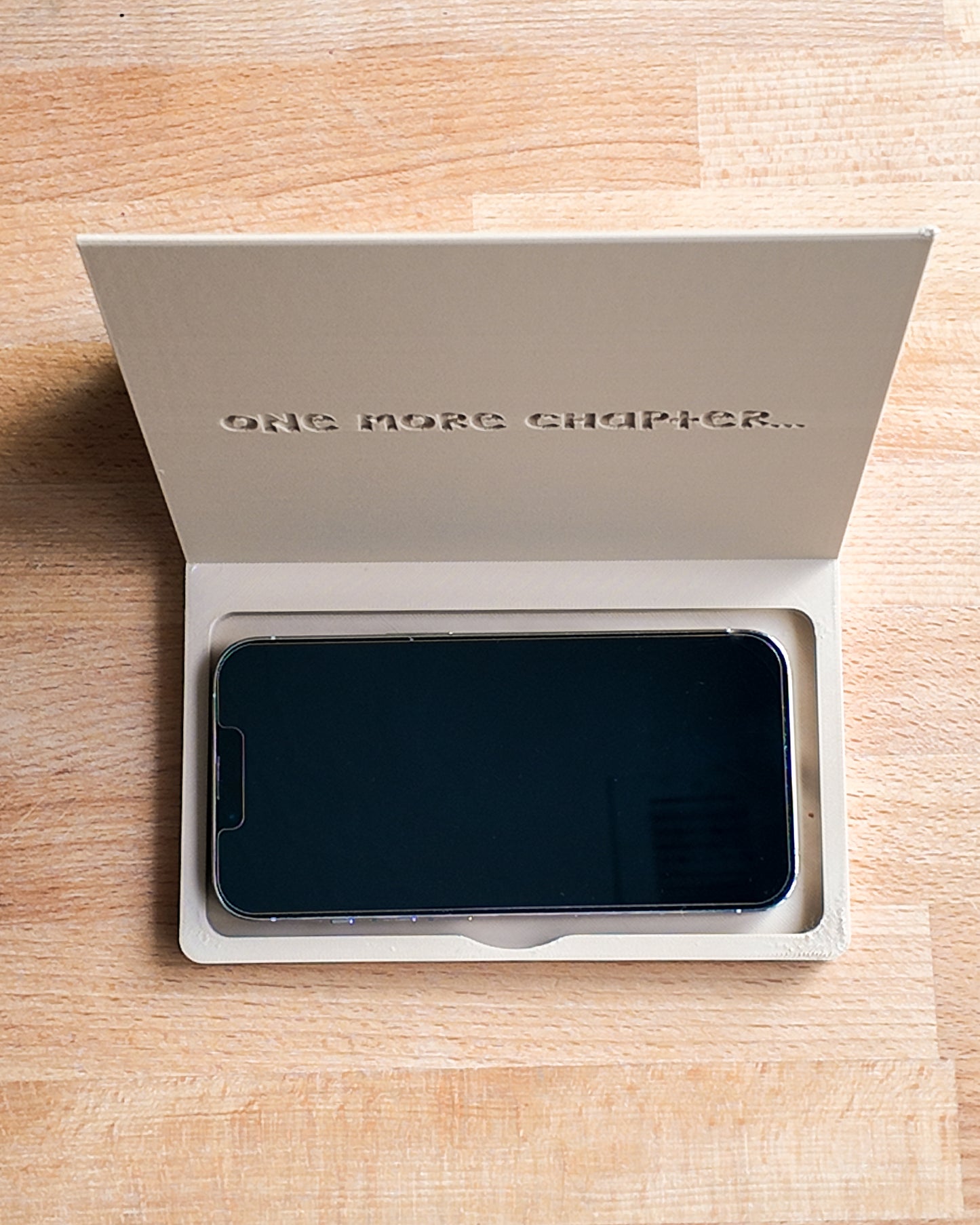 The Tabletop Bookstand: Phone Holder