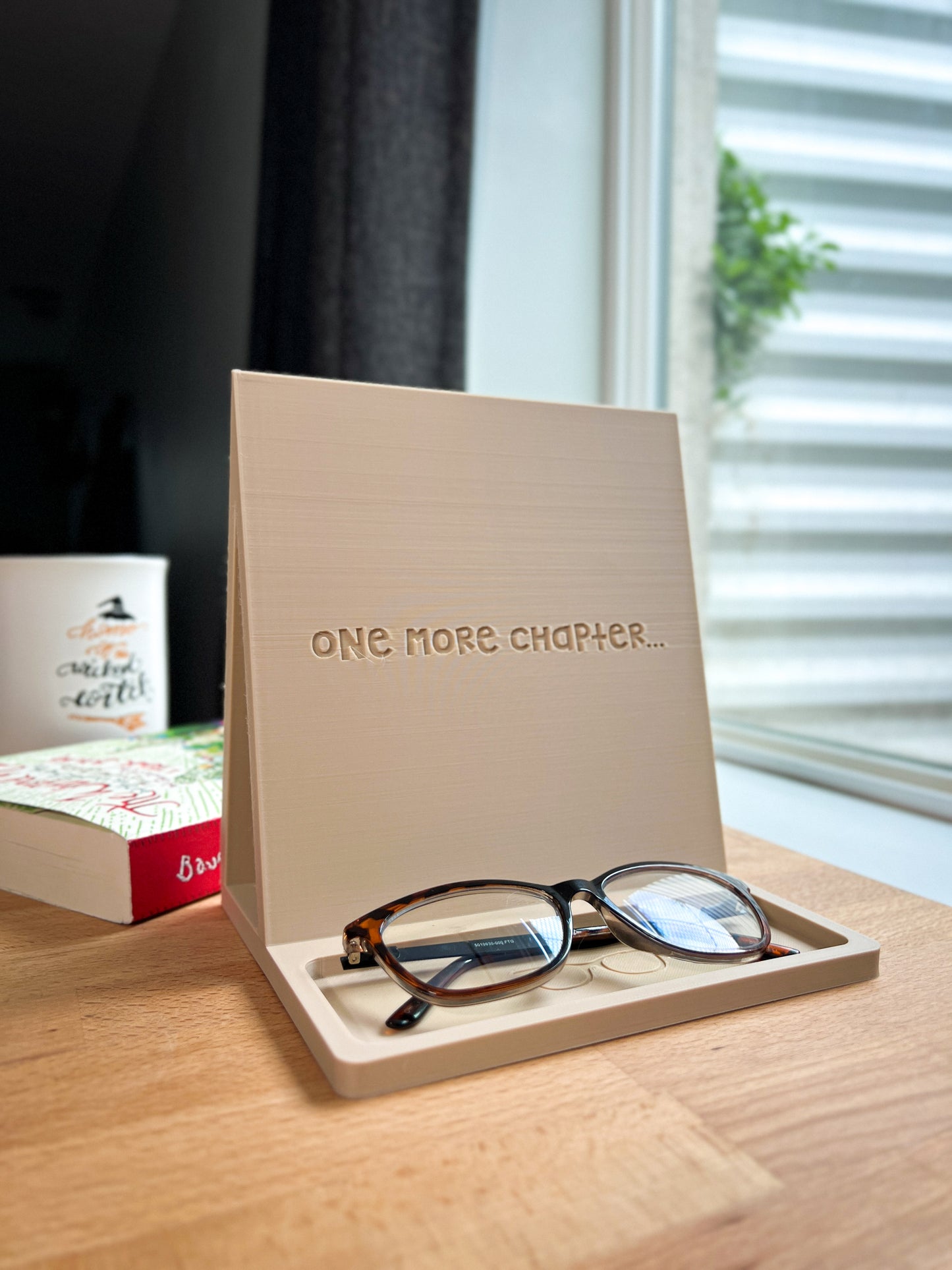 The Tabletop Bookstand: Glasses