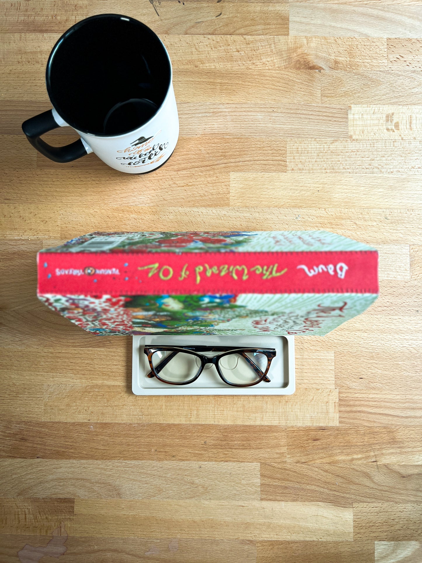 The Tabletop Bookstand: Glasses