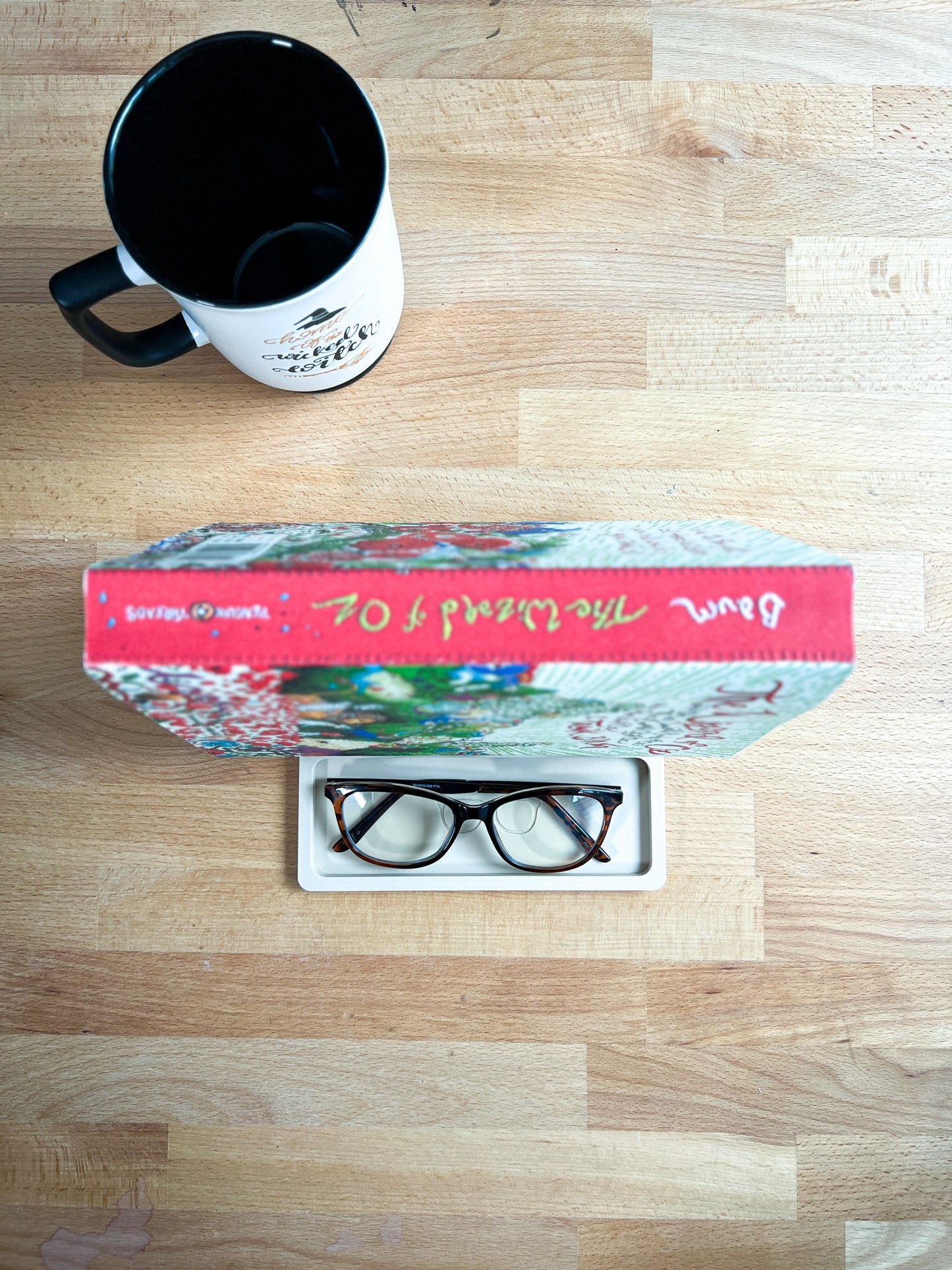 The Tabletop Bookstand: Glasses