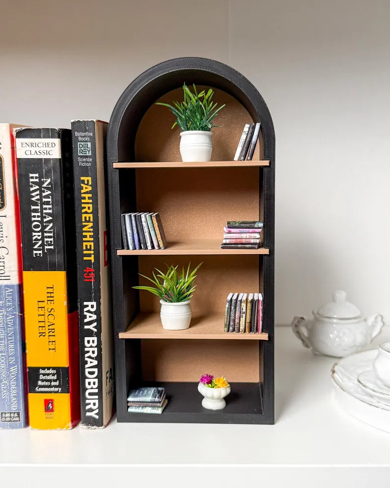 Bookend | Dual Color Arched Bookshelf Bookend