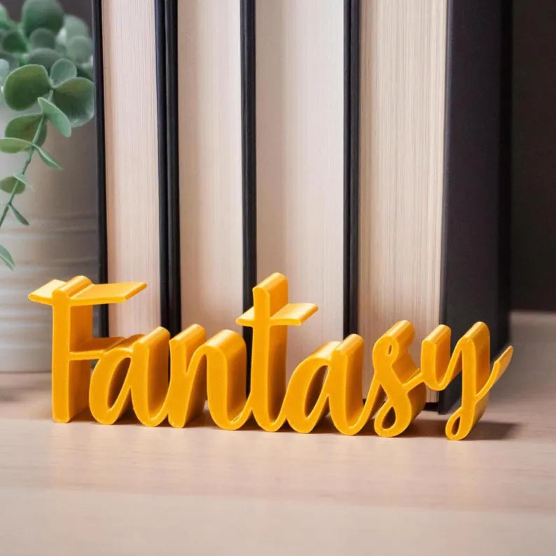 Genre Sign | "Fantasy" Library Genre Sign
