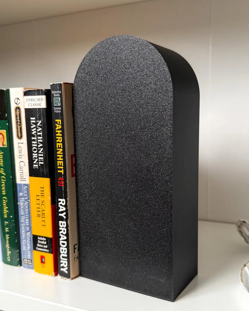 Bookend | Dual Color Arched Bookshelf Bookend