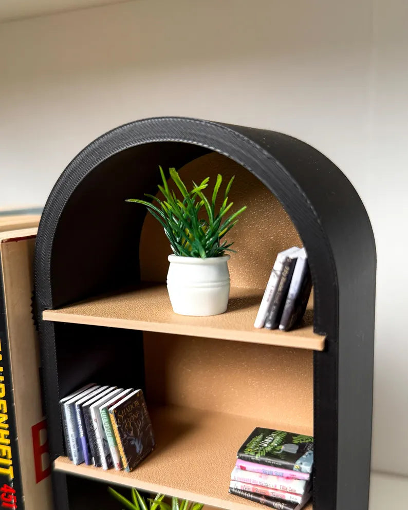 Bookend | Dual Color Arched Bookshelf Bookend