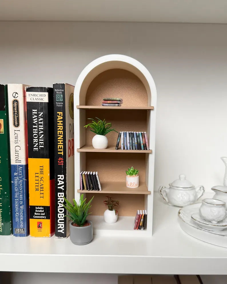 Bookend | Dual Color Arched Bookshelf Bookend