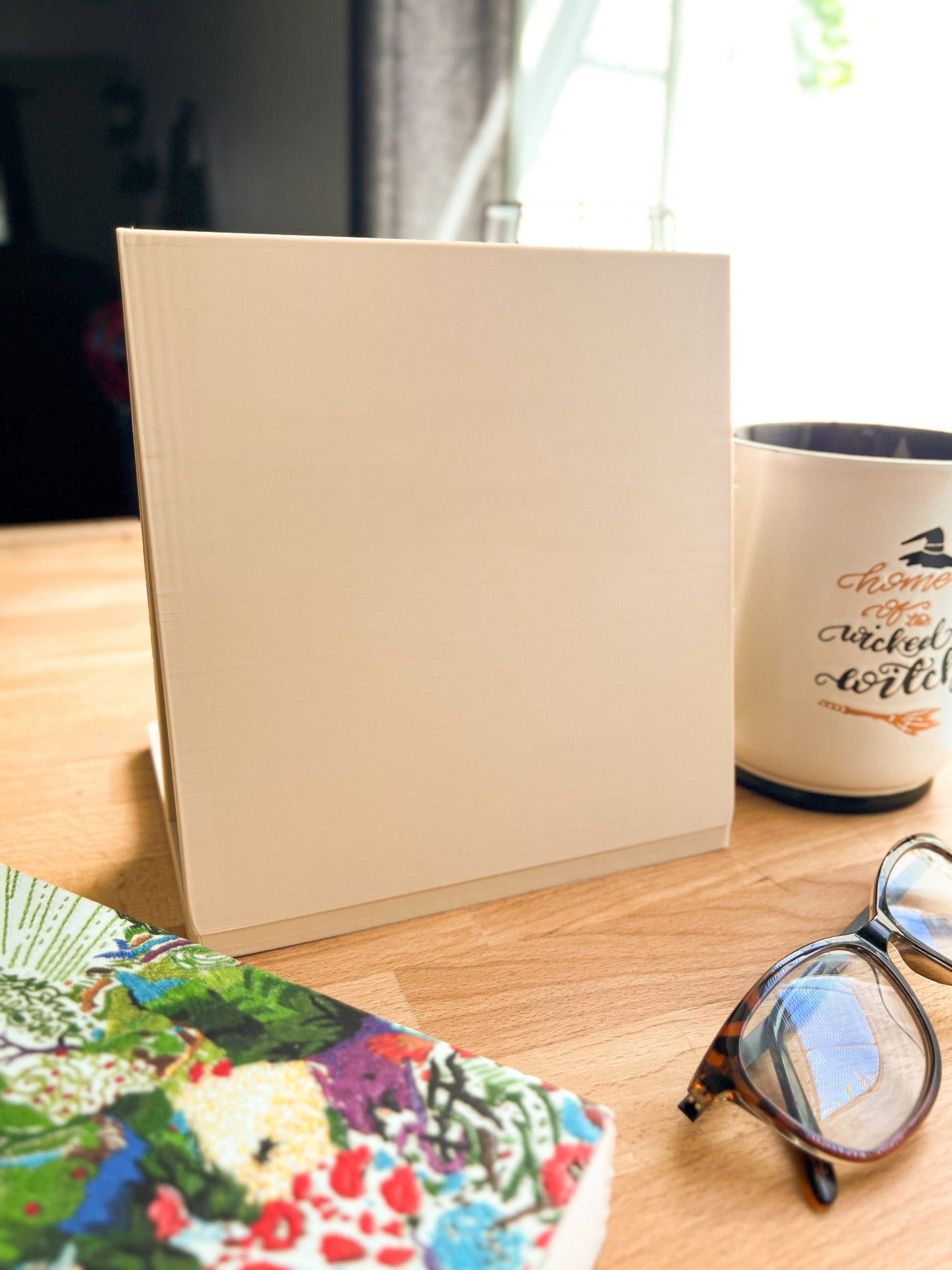 Tabletop Bookstand | Book, Glasses & Mug Holder