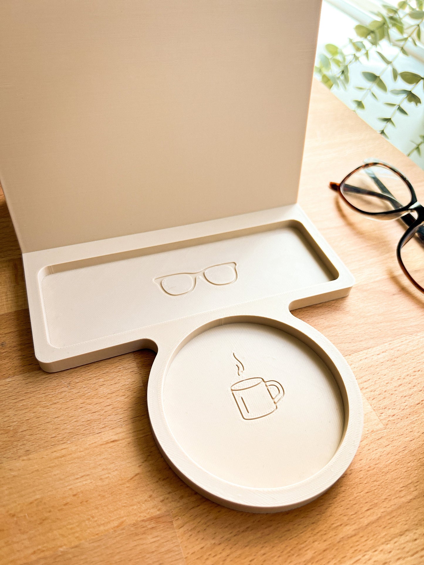 Tabletop Bookstand | Book, Glasses & Mug Holder